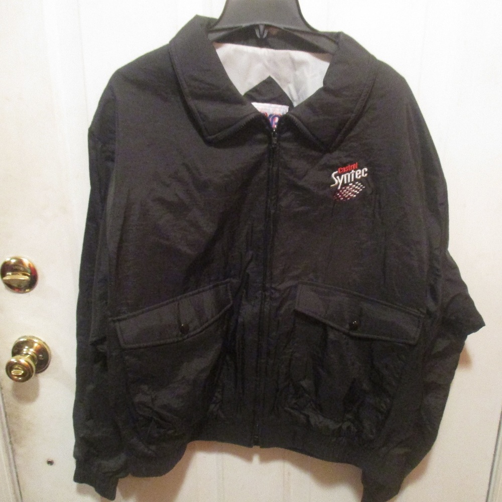CASTROL SYNTHIC MOTOR OIL MENS JACKET SZ XL NWOT